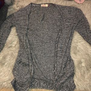 Gray comfy cardigan